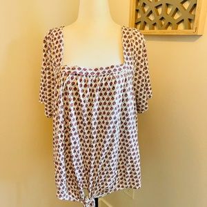 Lucky Brand women's square neck Tee